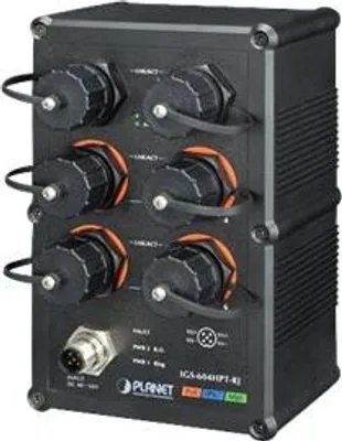 Produktbild von PLANET IGS-604HPT-RJ, Managed, L2+, Gigabit Ethernet (10/100/1000), Vollduplex, Power over Ethernet (PoE), Wandmontage