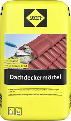 Produktbild von SAKRET Dachdeckermörtel 10 kg Sack grau