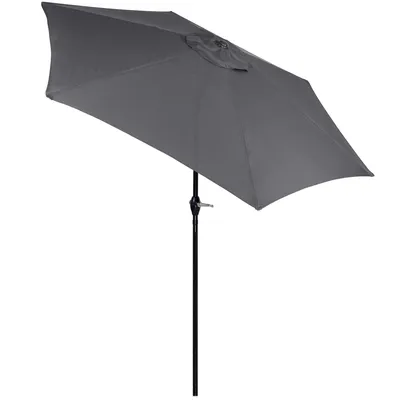 Produktbild von Springos® Gartenschirm Sonnenschirm mit Kippfunktion Kurbelsystem Sonnenschutz Terrasse Garten 235 x 260 cm