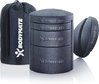 Obrázek produktu pro BODYMATE Sada pro protažení zad černá Protažení zad Protažení páteře