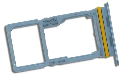 Produktbild von Original Hybrid-SIM-Kartenhalter für Samsung Galaxy A17 4G (A175F) Blau