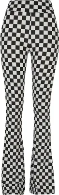 Imagen del producto de Leggings de corte boot para mujer de la marca Urban Classics, diseño a cuadros, color  y blanco, talla XXL