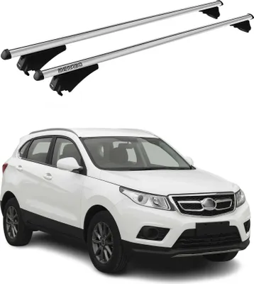 Imagen del producto de Barras de techo transversales para Senova X55, modelo 2016-2018, color gris