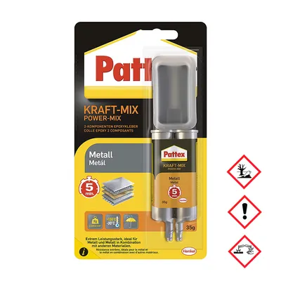 Produktbild von Pattex Spezialkleber Kraft Mix Metall 25 ml