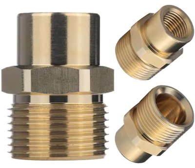 Adapter M22 auf 1/4 Zoll, Messing, für Hochdruckreiniger