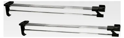 Produktbild von 2er Set Ausziehbare Kleiderstange 500 mm für Garderobenschrank