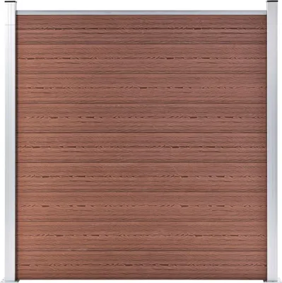 Produktbild von vidaXL Gartenzaun WPC 1564x186 cm Braun