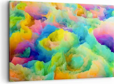 Produktbild von Bild auf Leinwand - Leinwandbild - Abstraktion modern - 120x80cm - Wand Bild - Wanddeko - Leinwanddruck - Bilder - Kunstdruck - Wanddekoration - Leinwand bilder - Wandkunst - AA120x80-4055