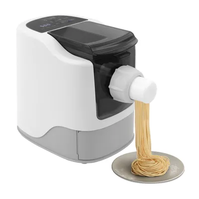 Obrázek produktu pro Profesionální elektrický strojek na těstoviny plně automatický strojek na výrobu těstovin pro domácnost 13 tvarů těstovin - špagety/fettuccine penne/makaróny 480g kapacita 260W