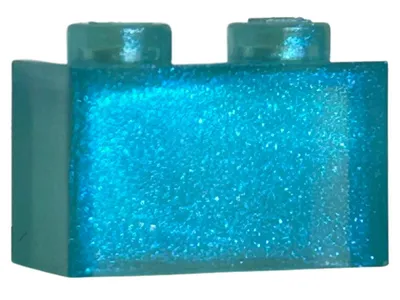 Produktbild von Lego® 1x2 Stein 3065 - 250 Stück Transparent Satin Hellblau