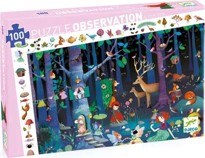 Produktbild von DECO Puzzle Observation: Pohdkow-Wald 100 Puppen