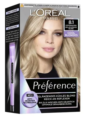 Produktbild von Loreal Preference Cool Blonds 8.1