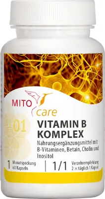 Produktbild von Vitamin B Komplex Mitocare Kapseln 60 St