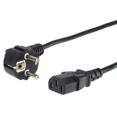 Produktbild von Netzkabel 230V zum Computer schwarz, 1m
