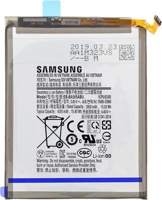 Obrázok produktu pre Originálna batéria Samsung EB-BA505ABU s kapacitou 4000 mAh pre Galaxy A50 A505
