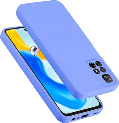 Image de Cadorabo Housse pour Redmi Note 11s 5G Housse en silicone Etui pour téléphone portable en silicone liquide, résistant aux rayures et aux chocs pour Redmi Note 11s 5G