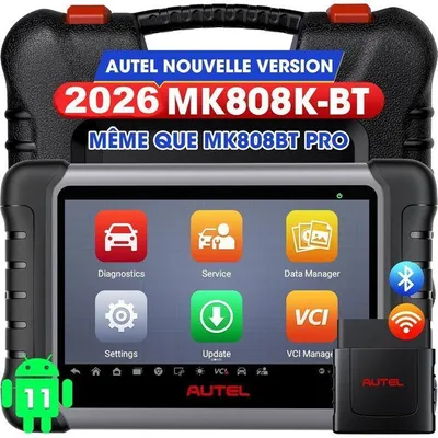 Produktbild von Autel MaxiCOM MK808K-BT OBD2 Diagnosegerät Gleich wie MK808BT Pro 2025 Bidirektionaler Aufstockung des MK808S MX808S, BT Ver.