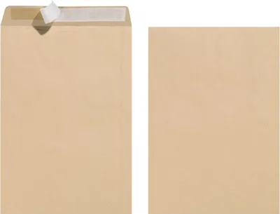 Produktbild von Versandtaschen C4 Haftklebung VE=25x10 Stück braun 90g/qm