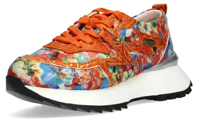 Produktbild von Laura Vita Damen Sneaker Metallic Plateau Floral TELLAO 09, Größe:39 EU, Farbe:O