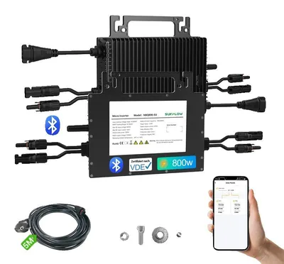 Produktbild von Solar-Mikroinverter, Dual-MPPT, Smart-Geräte-kompatibel, NBQ800-EU, 800w, 16-60V