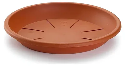 Produktbild von Plasticforte Pflanztopf unter Untersetzer / Auffangschale - terrakotta - Ø 54 cm - Kunststoff