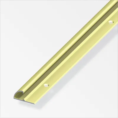 Produktbild von alfer Einfassprofil 1 m, 26 x 13 mm Aluminium eloxiert messing