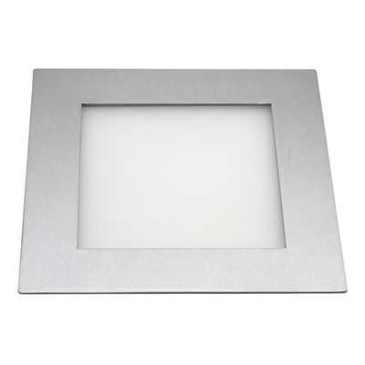 Heitronic LED Panel tageslichtweiß 20 x 20 cm metallisch 1-flammig quadratisch
