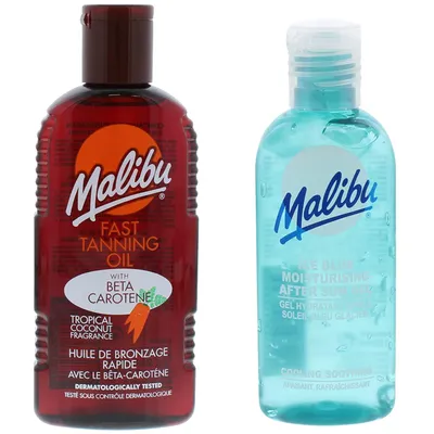Produktbild von Malibu Wasserfestes Sonnenschutzöl 200 ml + After Sun Gel 100 ml
