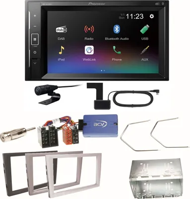 Produktbild von Pioneer DMH-A240DAB Digitalradio Einbauset für Opel Vectra C Signum Corsa Combo