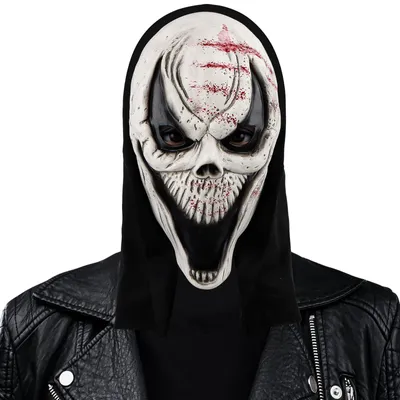 Imagen del producto de Máscara de látex para adultos, diseño espeluznante, ideal para Halloween
