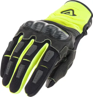 Produktbild von Acerbis Carbon G 3.0 Motorrad Handschuhe, gelb/schwarz, M