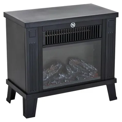Obrázek produktu pro Elektrický krb 34x17 cm – Atmosférický krb s efektem plamene a topným výkonem 1200 W