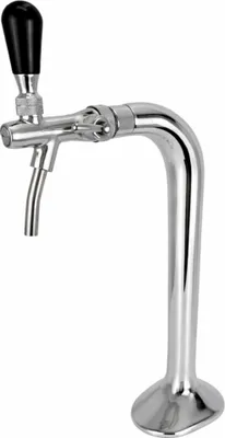 Produktbild von BieTal® Classic Cobra Schanksäule Zapfsäule 1-leitig 7mm verchromt & Schankhahn