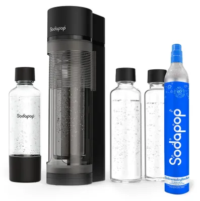 Zdjęcie produktu dla mySodapop 10026731, Plastik, Czarny, Półprzezroczysty, 112 mm, 188 mm, 426 mm, 1,9 kg