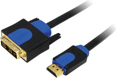 Produktbild von LogiLink HDMI Kabel High Speed HDMI - DVI-D 1 m