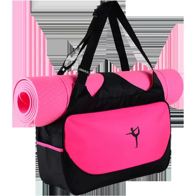Obrázok produktu pre Yogamatten -Tasche Tasche Halter wasserdicht mit großer Kapazität Sport Fitnesshandtasche Fitnesshandtasche