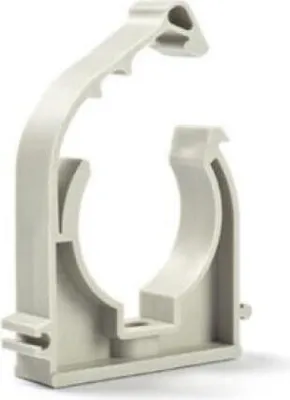 Produktbild von 50 x Rohrclips Einfach 25mm Rohrbefestigung Rohrschelle Rohrhalter Clip