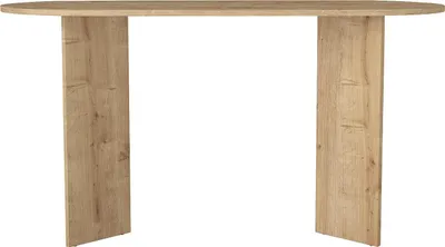 Produktbild von Konsolenschreibtisch - Holzfarben hell - TOPANIA