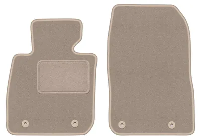 Immagine prodotto di Tappetini anteriori in moquette per Mazda CX-3 2015- (crossover) – 2 pezzi, beige, su misura – Wielganizator LUX