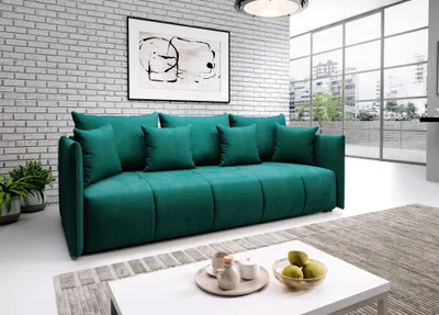 Produktbild von VALENTINI Dreisitzer-Sofa - grün