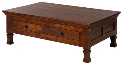 Produktbild von MASSIVMOEBEL24.DE Couchtisch Akazie 120x75x40 nougat lackiert OXFORD #445