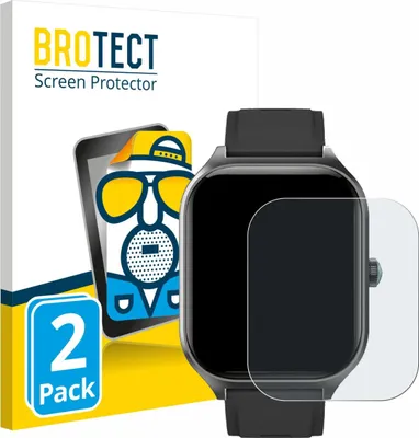 Produktbild von 2x BROTECT Schutzfolie für FORRLITE Smartwatch 2.01" Displayschutz Displayschutzfolie Folie Matt Entspiegelungsfolie