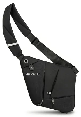 Produktbild von Herren Crossbody Tasche HARAHU Pulse - Schwarz kaufen KP40323