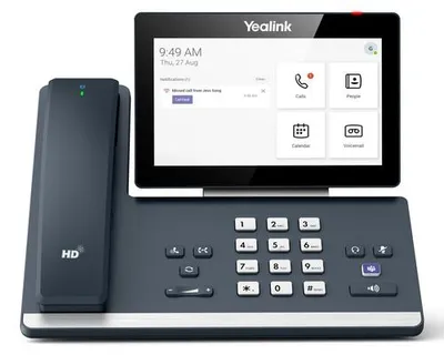 Zdjęcie produktu dla Yealink MP58-WH E2 Teams, IP Phone, Szary, Zestaw słuchawkowy przewodowy, LCD, 17,8 cm (7"), 1024 x 600 px