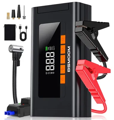 Obrázok produktu pre Zariadenie na štartovanie vozidla, 150 PSI kompresor, powerbanka, 21800 mAh, bez puzdra
