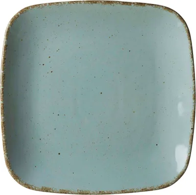 Image de Flirt by R&B 58642 Assiette plate Casa, Ø 27 cm, carrée (arrondie), porcelaine, bleu