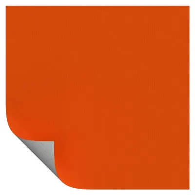 Produktbild von Verdunkelungsrollo/Thermo Rollo, Orange 113,5 x 175 cm, Klemmfix Rollos ohne Bohren, Seitenzugrollos mit Silberbeschichtung