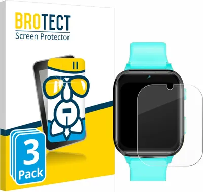 Produktbild von 3x BROTECT Schutzglas für Clleylise Kids Smartwatch 1.7" Schutzfolie Panzer Folie Glas Display Schutz klar