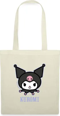 Produktbild von Spreadshirt Kuromi Portrait Stoffbeutel, One size, Natur