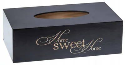 Produktbild von Bartu Elegante Papiertaschentuchbox Schwarzes Holz